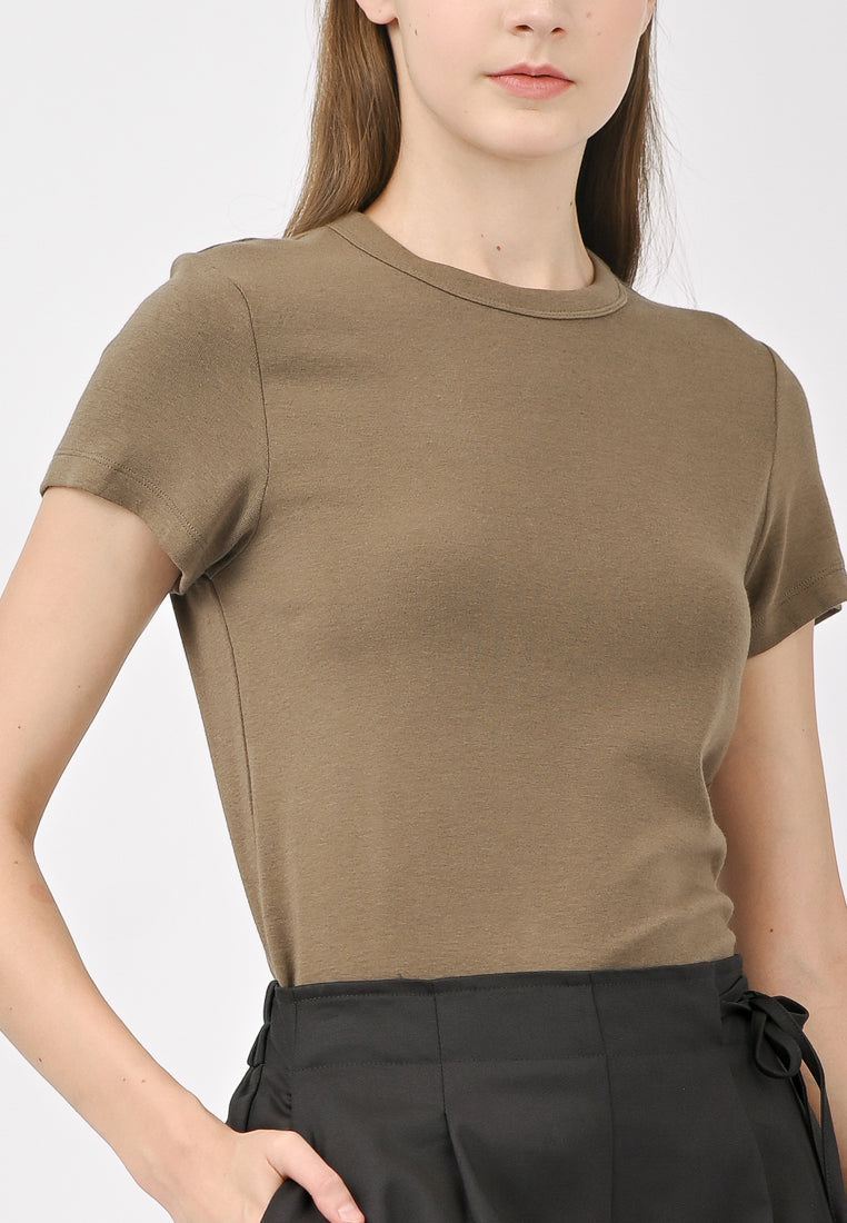 Plain B. Round Neck T-Shirt