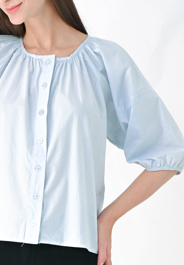 Plain B. Linen Oversized Blouse