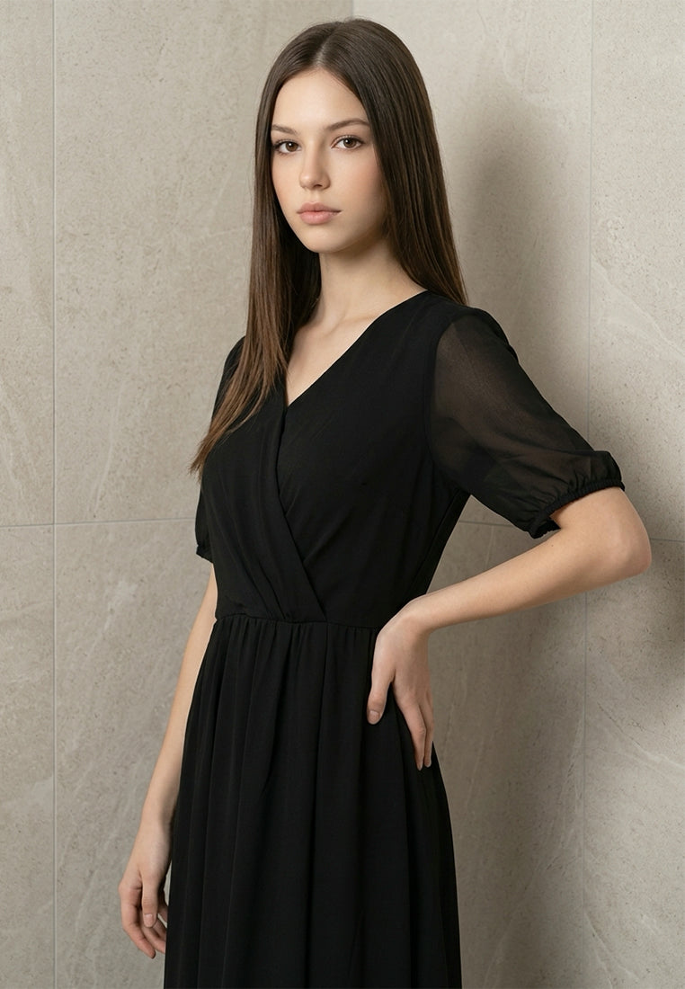 BebeButterfly Short Sleeve Dress