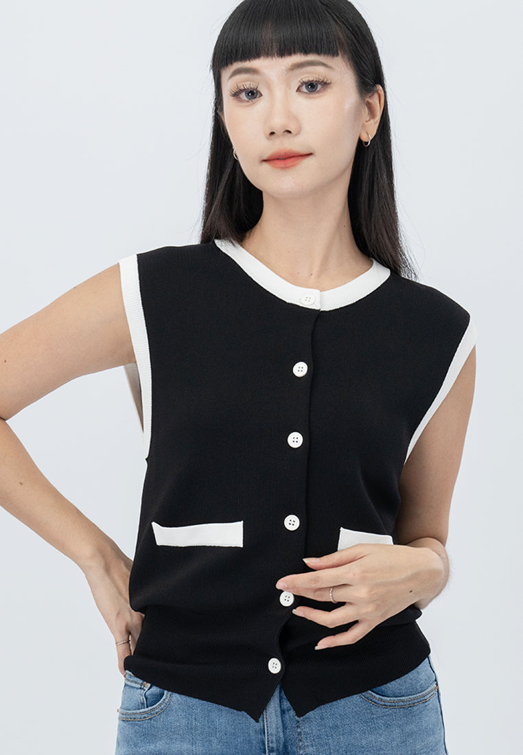 Plain B. Knitted Oversize Top