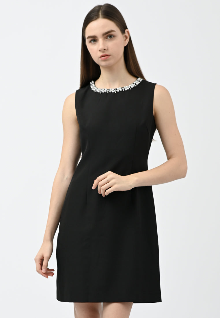 BebeButterfly Sleeveless Sequins Dress
