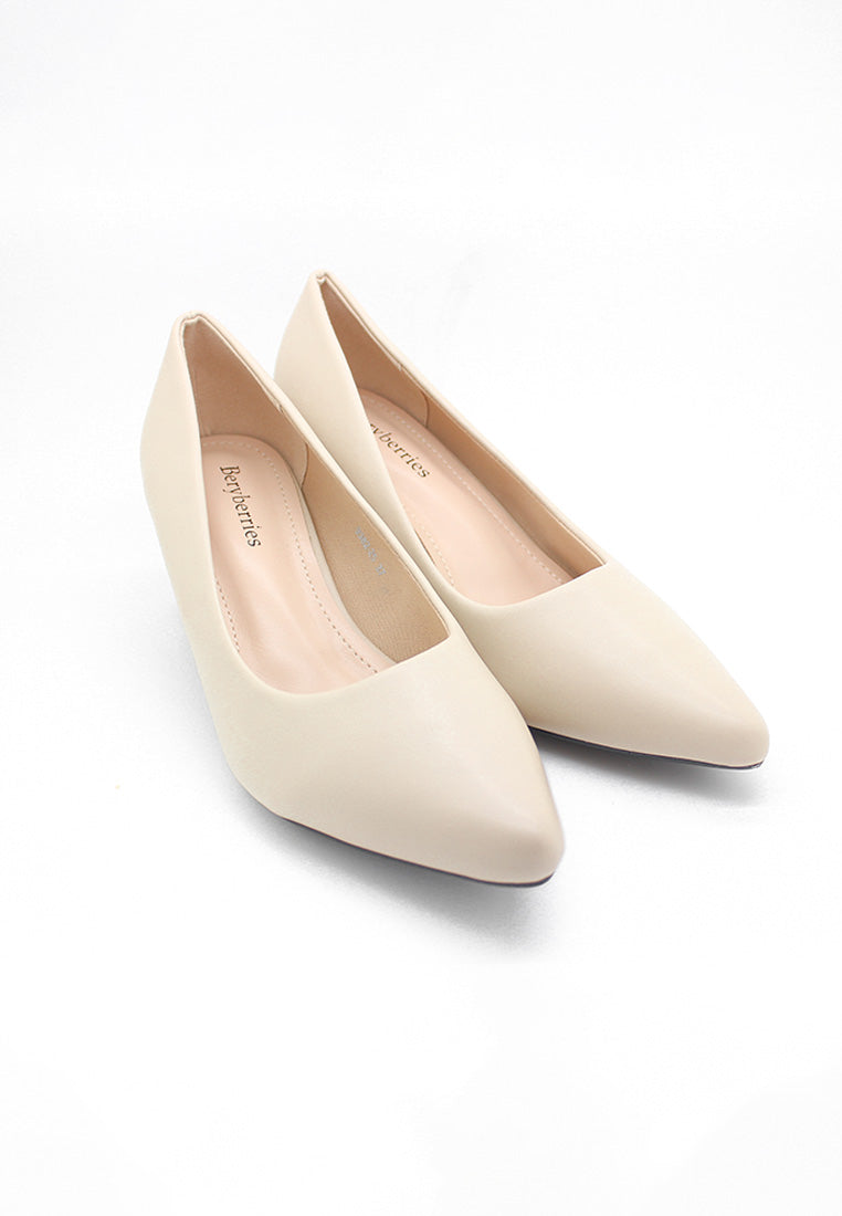 BerryBerries Leather Pump Pointed Heels
