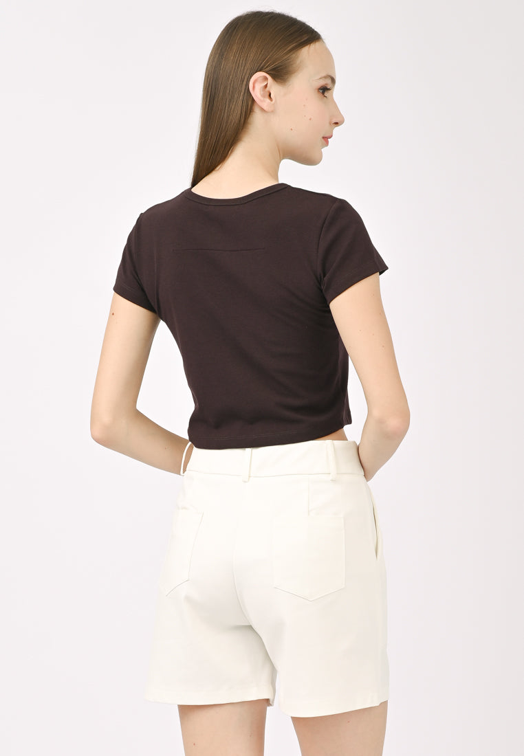 Plain B. Cropped Top