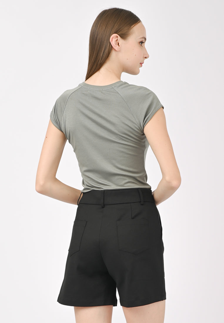 Plain B. Cap Sleeve T-Shirt