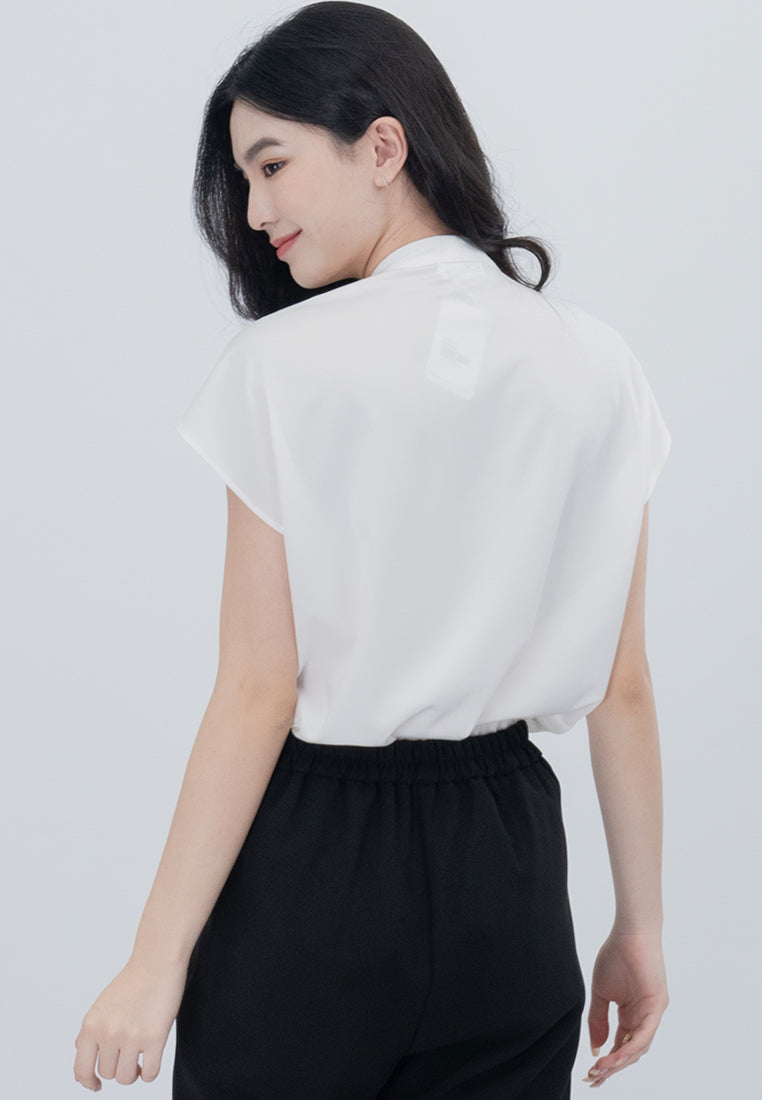 BebeBeige V-Neckline Cooling Blouse Top