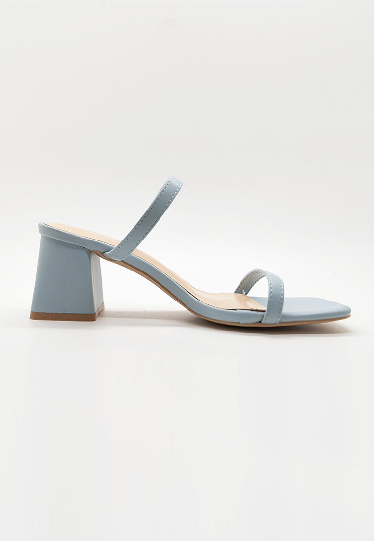 BeryBerries Comfy Slip On Sandals Heels