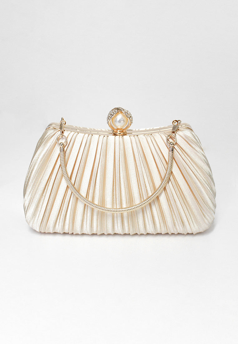 BeryBerries Fold Design Handle Clutch Bags