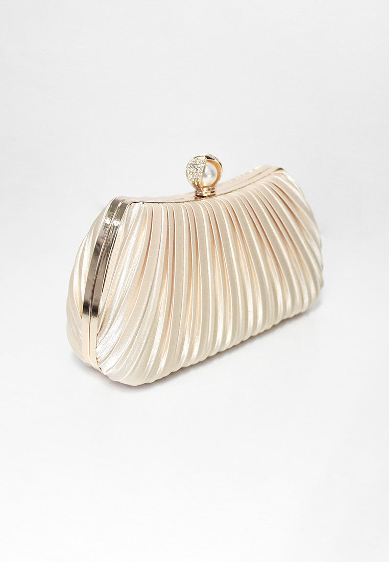 BeryBerries Fold Design Handle Clutch Bags