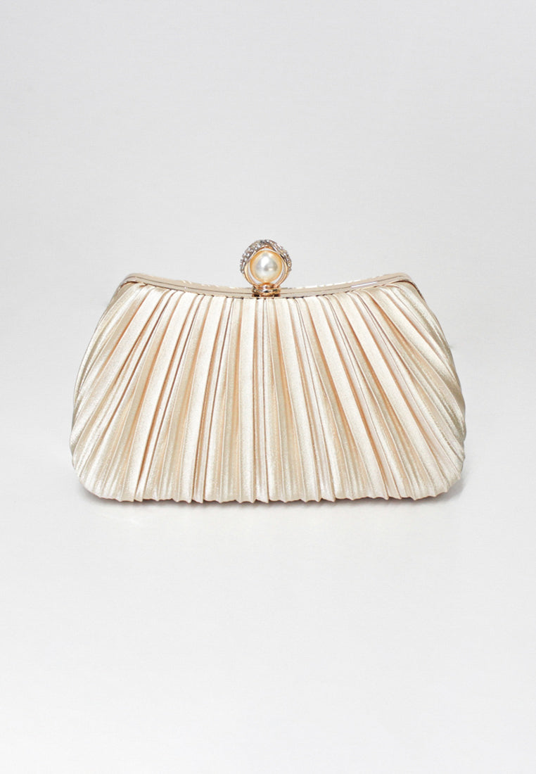 BeryBerries Fold Design Handle Clutch Bags
