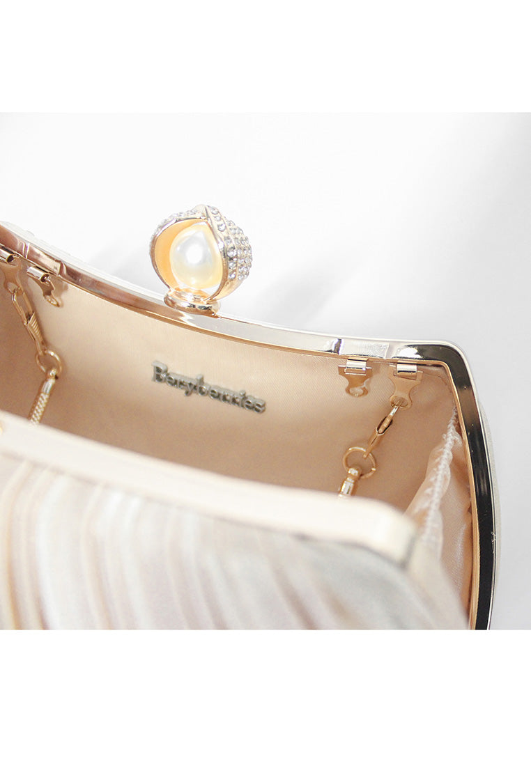 BeryBerries Fold Design Handle Clutch Bags