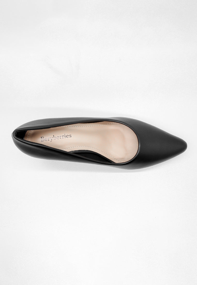 BerryBerries Leather Pump Pointed Heels