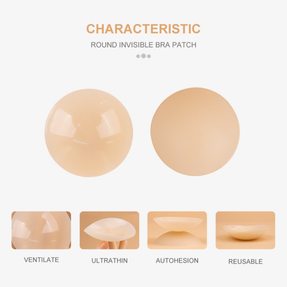 Esme Nipple Cover Adhesive & Non-Adhesive Skin Friendly Reusable Washable Breathable Glue & Non-Glue