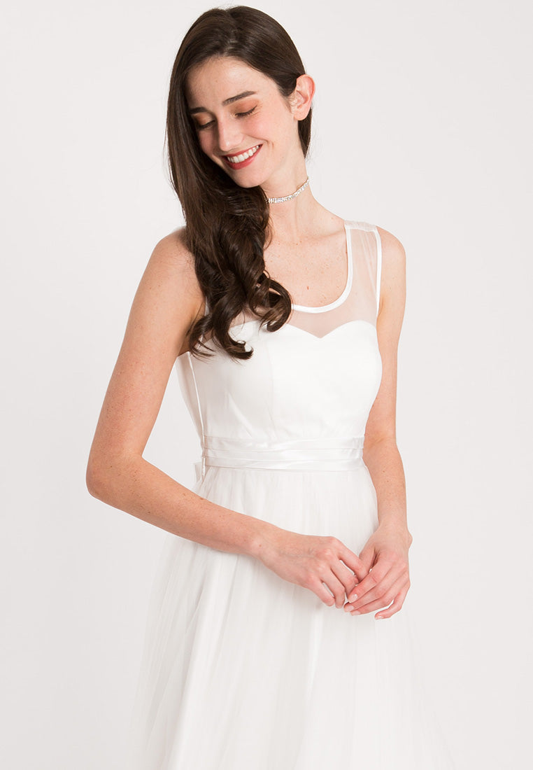 BebeBeige Sleeveless Maxi Elegant Gown Long Dinner Dress