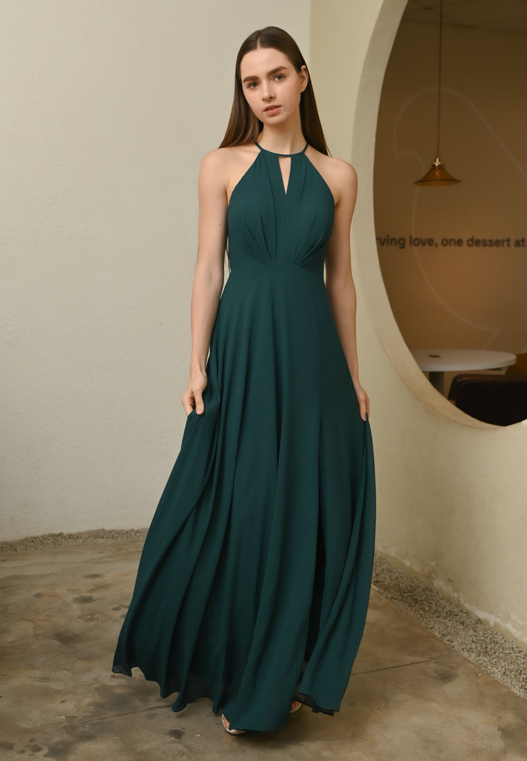BebeBeige Chiffon Dress