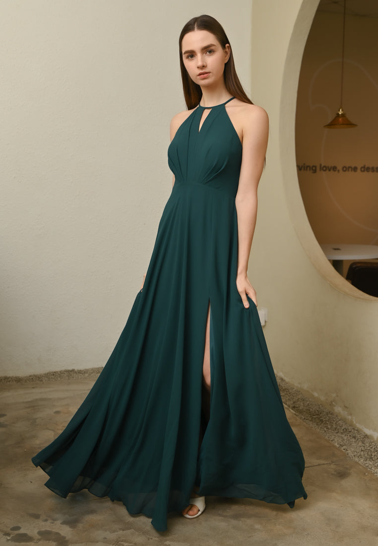 BebeBeige Chiffon Dress