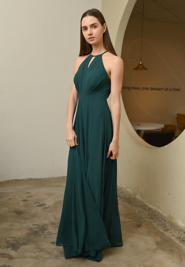BebeBeige Chiffon Dress