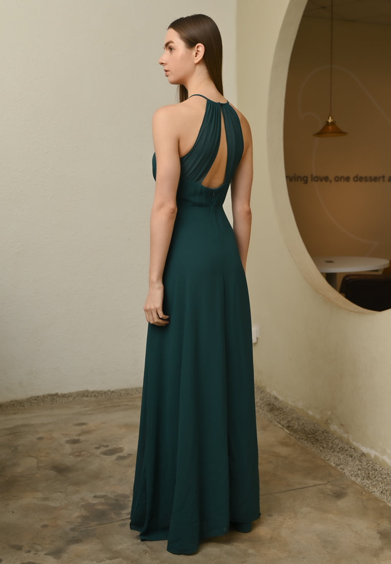 BebeBeige Chiffon Dress