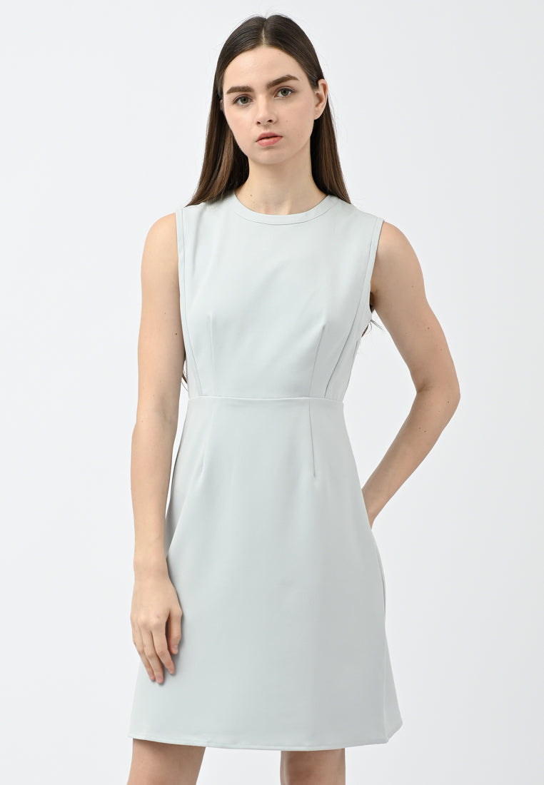 BebeBeige Sleeveless Work Dress