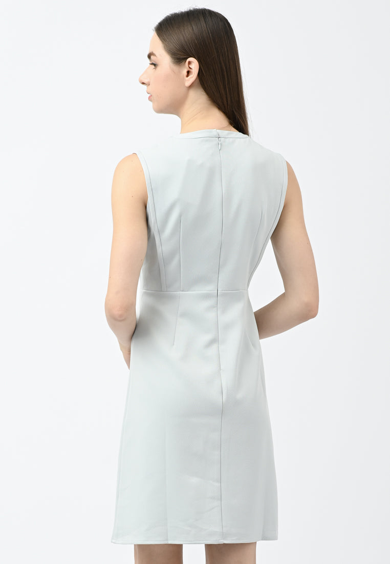 BebeBeige Sleeveless Work Dress