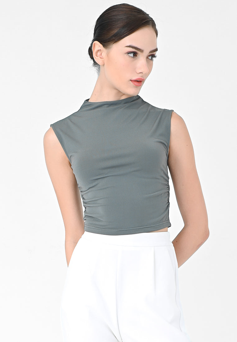 BebeBeige Sleeveless Stretch Top