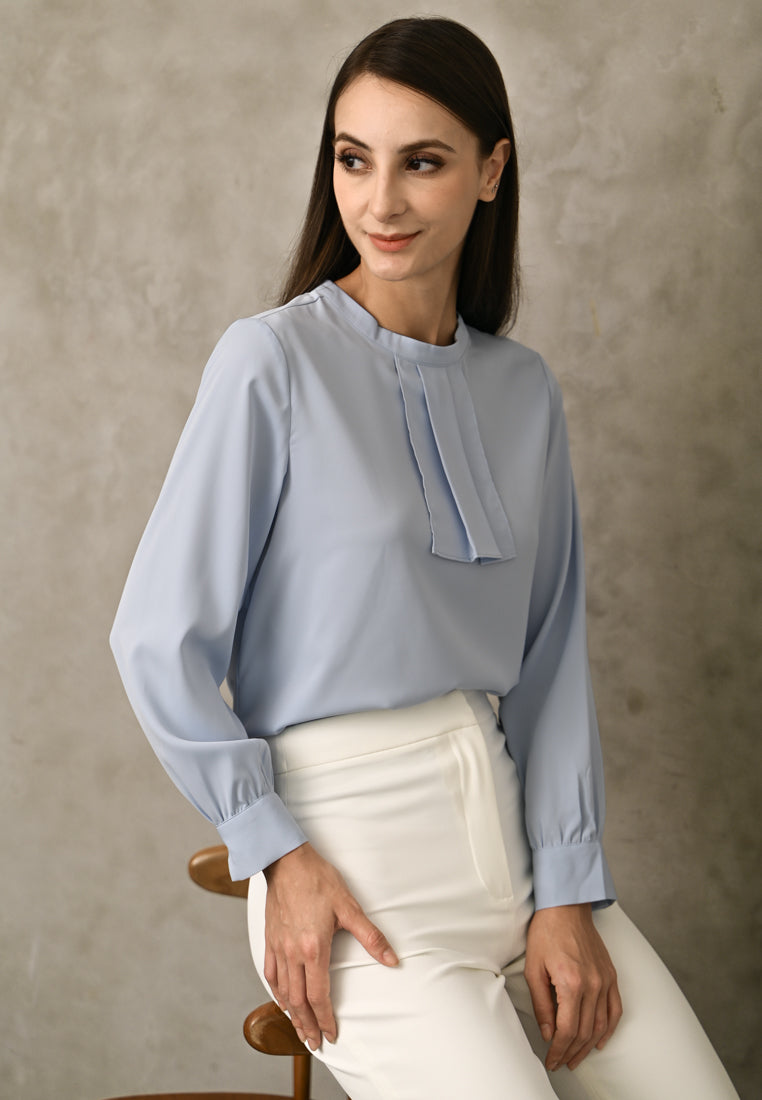 BebeBeige Cooling Long Sleeve Blouse