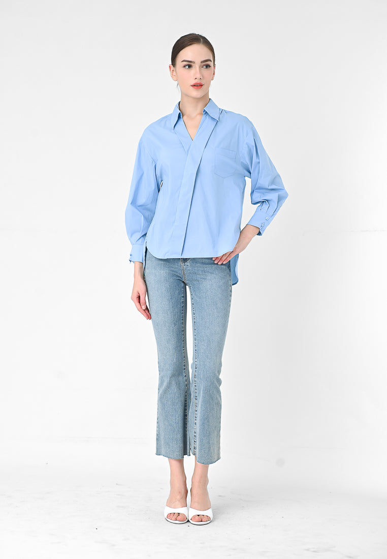 BebeBeige Long Sleeve Shirt Top
