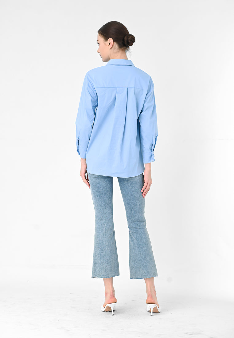 BebeBeige Long Sleeve Shirt Top
