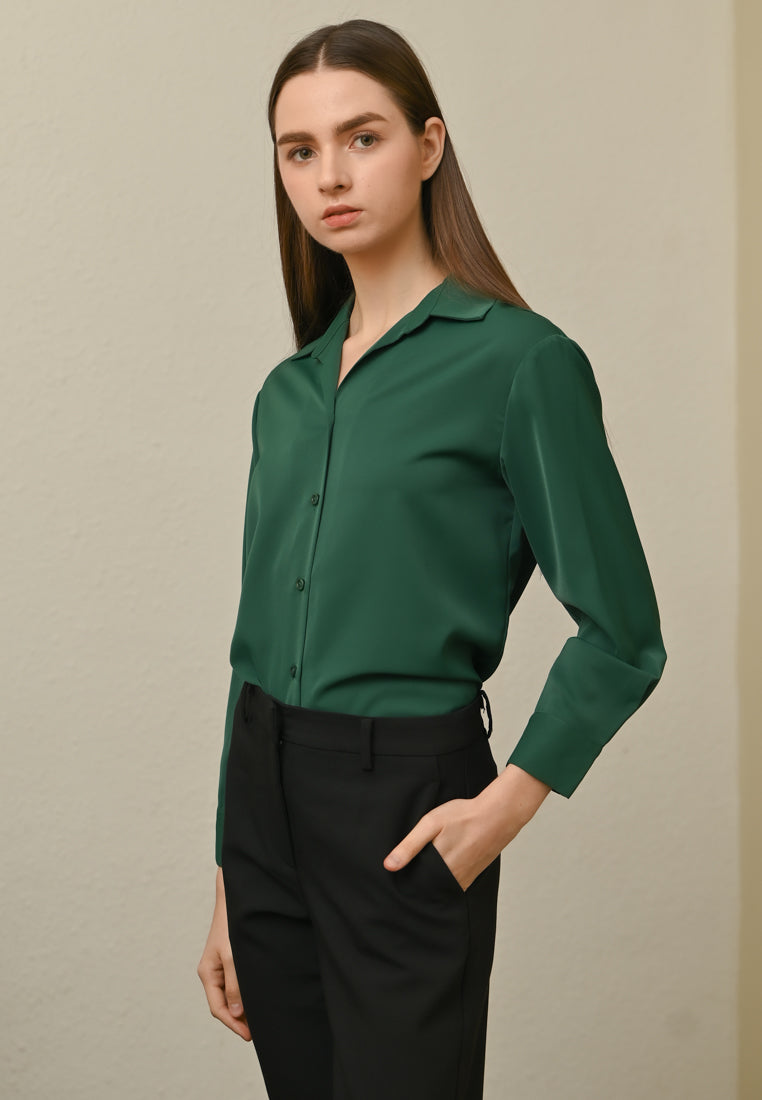 BebeBeige Long Sleeve Blouse Top