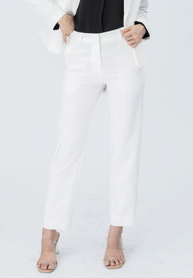 BebeBeige Slim Cut Long Ankle Pants