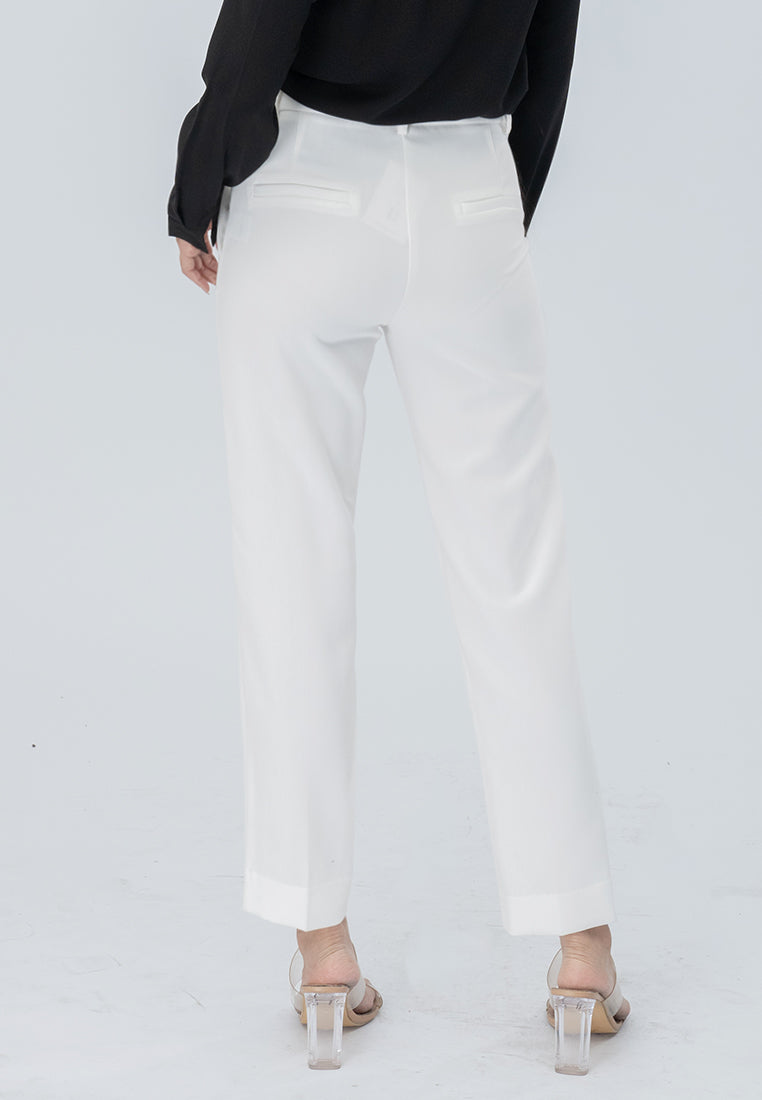 BebeBeige Slim Cut Long Ankle Pants