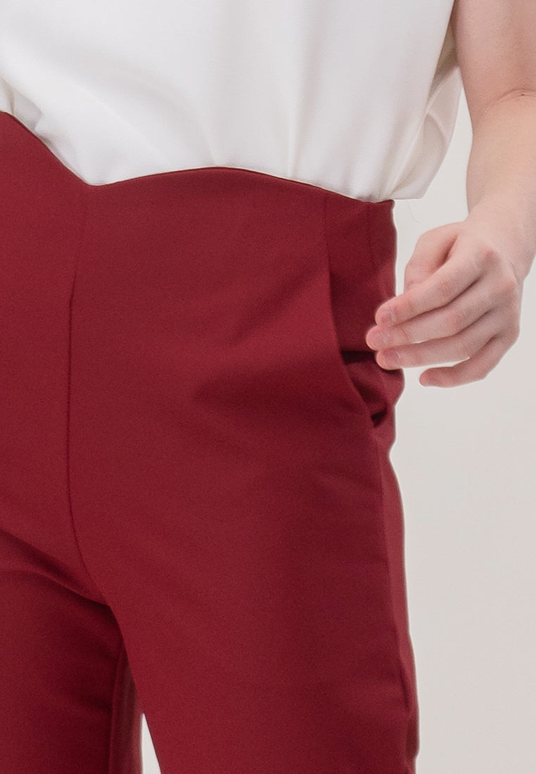 BebeBeige Wide-Leg Straight Cut Trouser