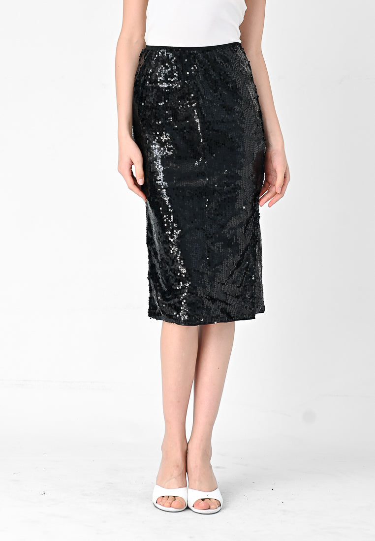 BebeBeige Cocktail Skirt Black