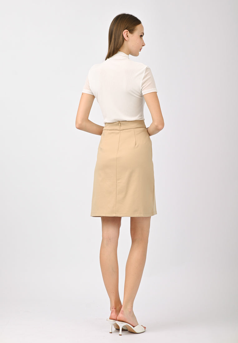 BebeBeige Pencil Mini Skirt