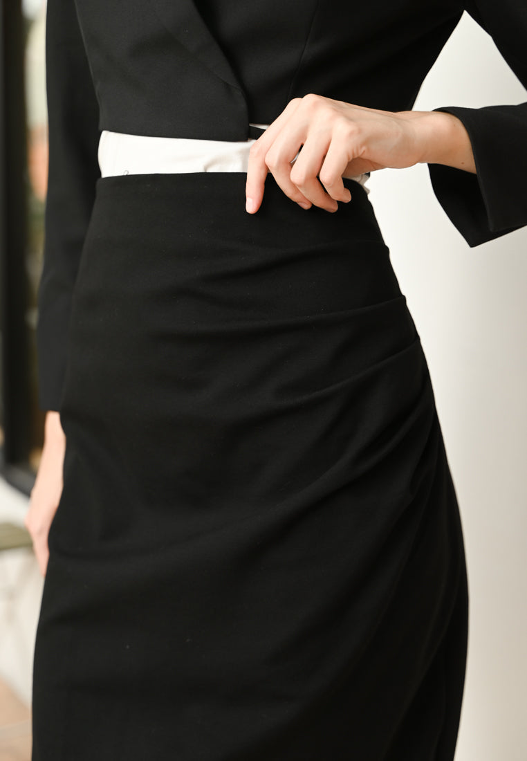 BebeBeige Tailored Pencil Skirt