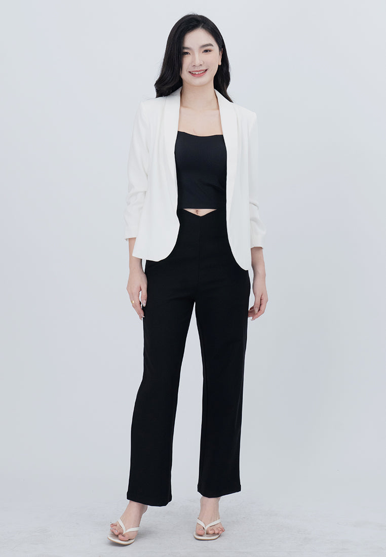 BebeBeige Blazer Coat With Pockets