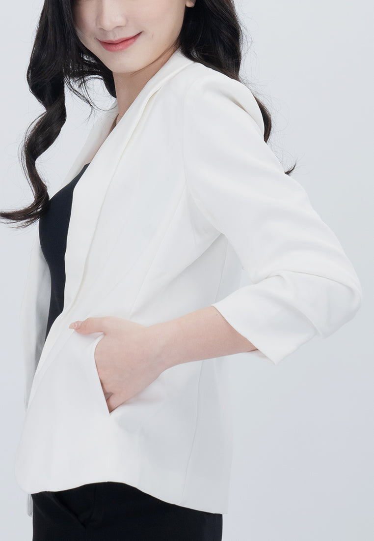 BebeBeige Blazer Coat With Pockets