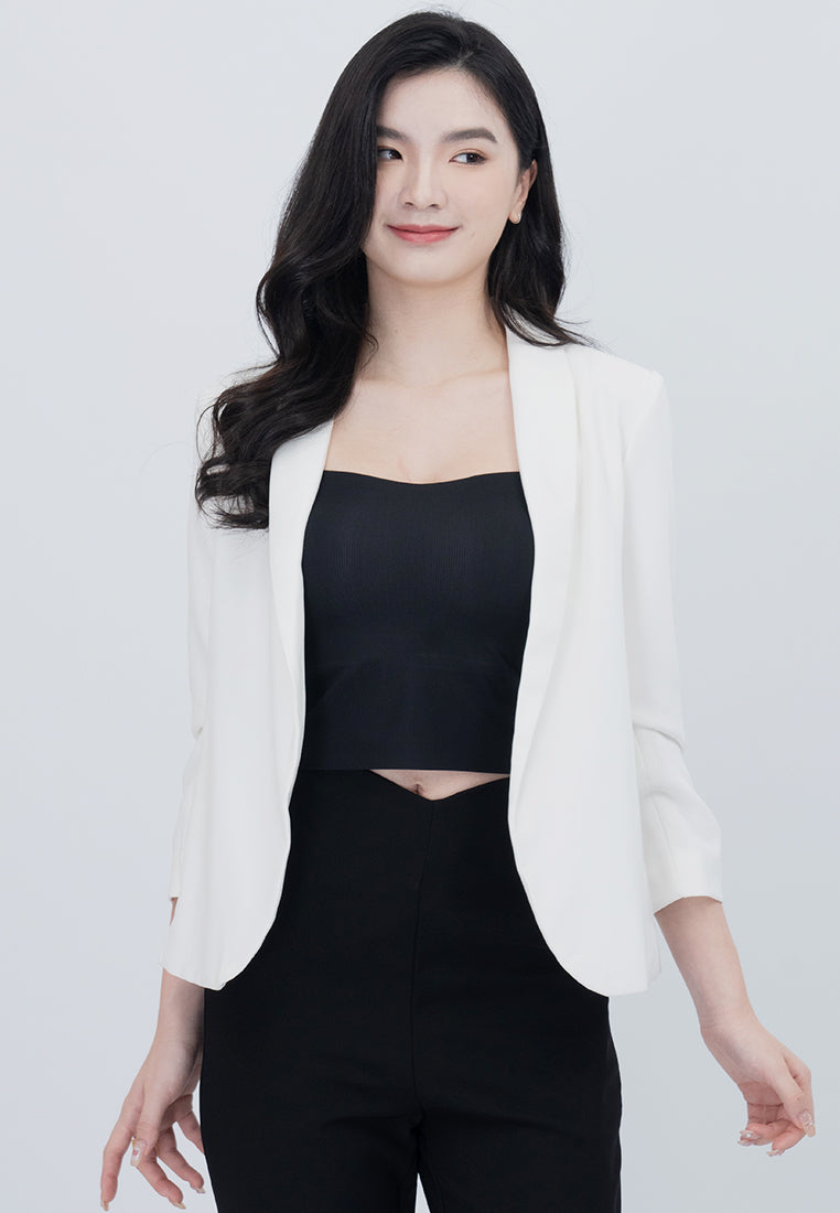 BebeBeige Blazer Coat With Pockets