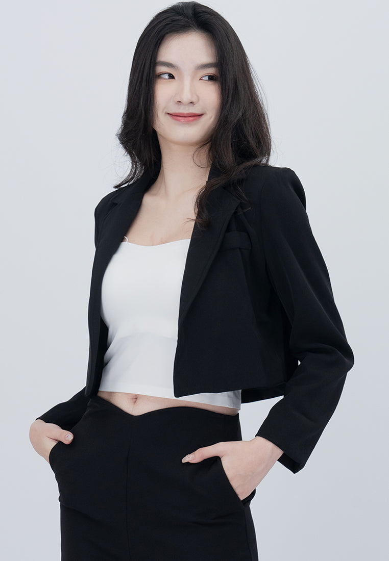 BebeBeige Short Blazer Coat