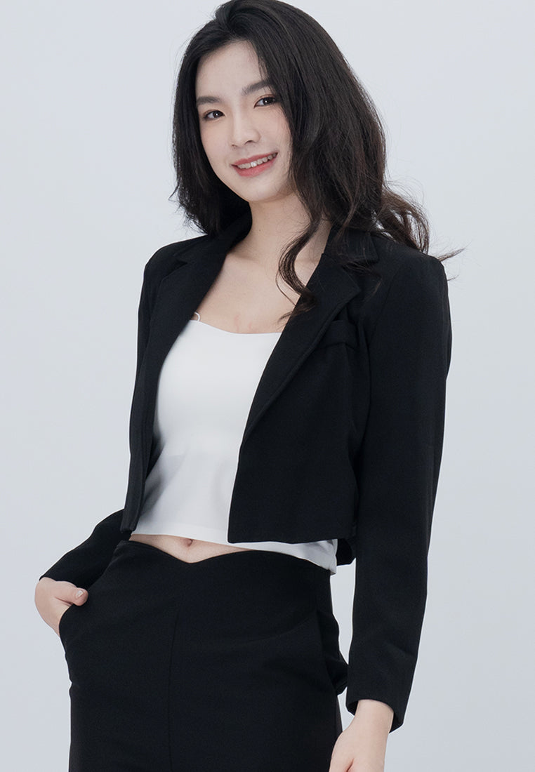 BebeBeige Short Blazer Coat