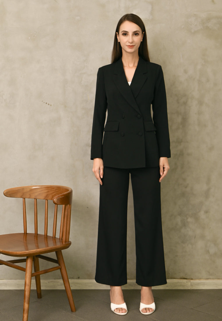 BebeBeige Double-Breasted Blazer