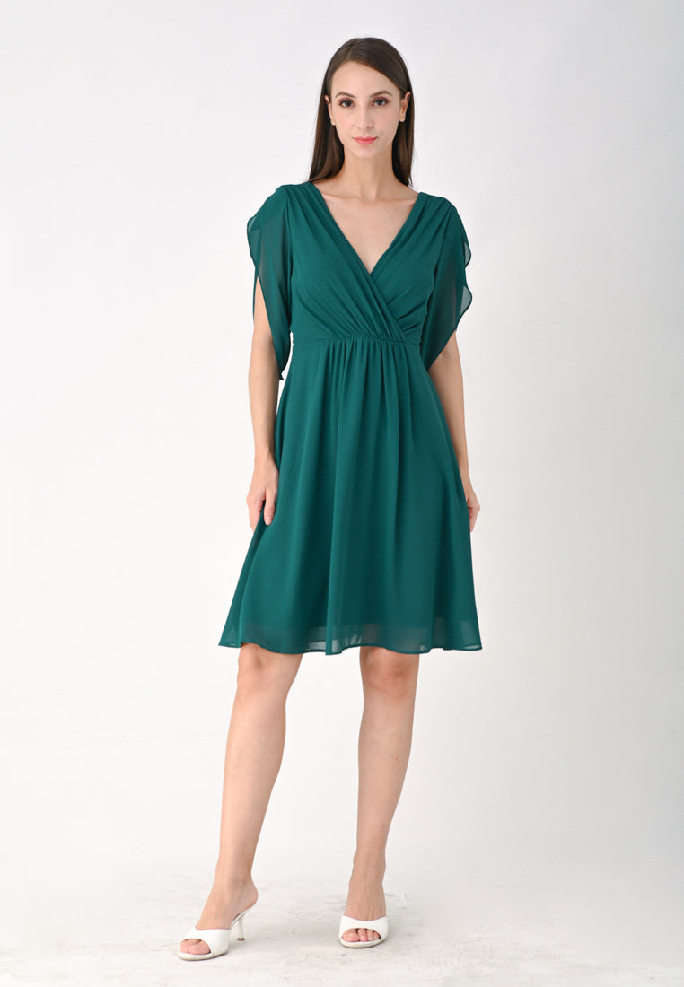 BebeButterfly Chiffon Mini Dress