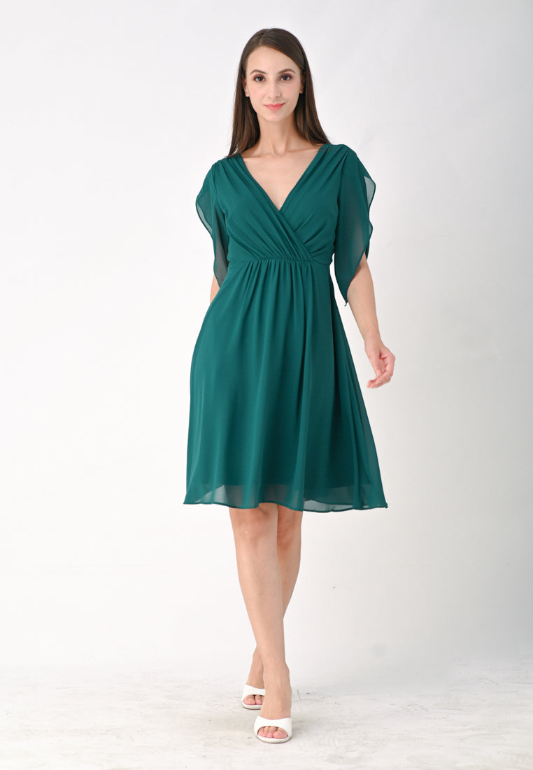 BebeButterfly Chiffon Mini Dress