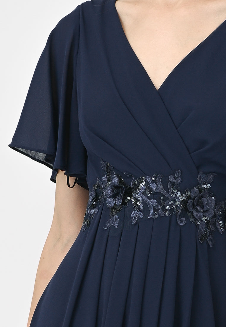 BebeButterfly Maxi Dinner Dress