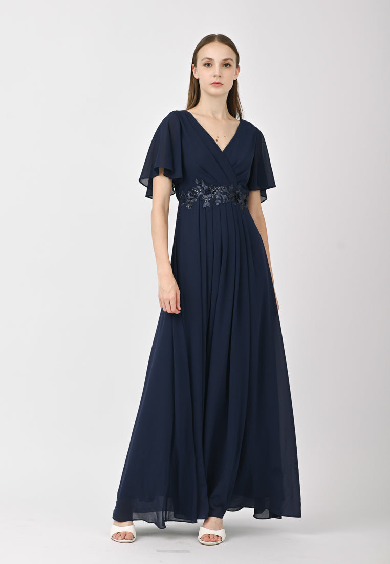 BebeButterfly Maxi Dinner Dress