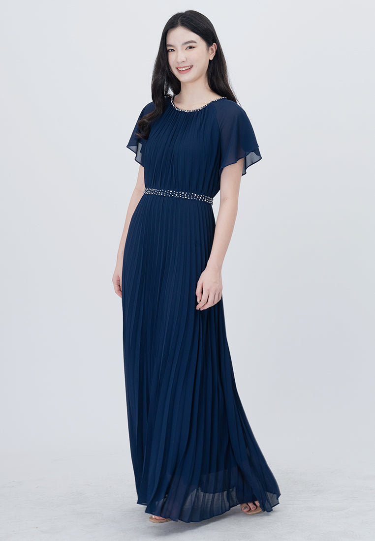 BebeButterfly  Sequins Maxi Dinner Dress