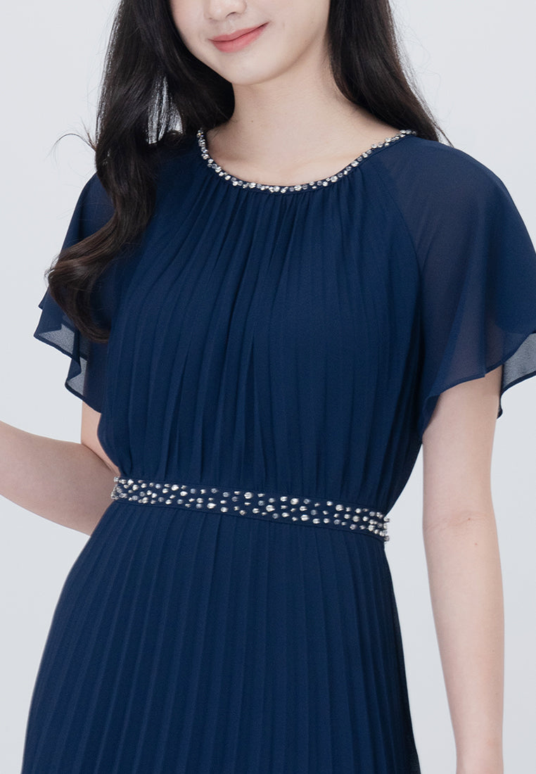 BebeButterfly  Sequins Maxi Dinner Dress