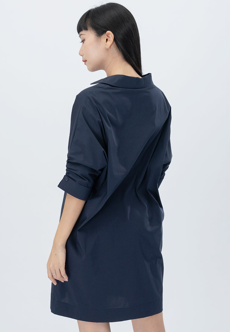 BebeButterfly Sleeve V-Neckline Mini Dress