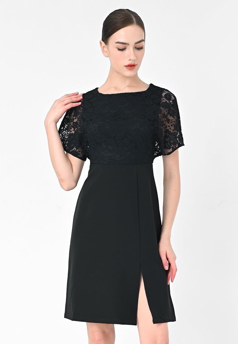 BebeButterfly Lace Dress