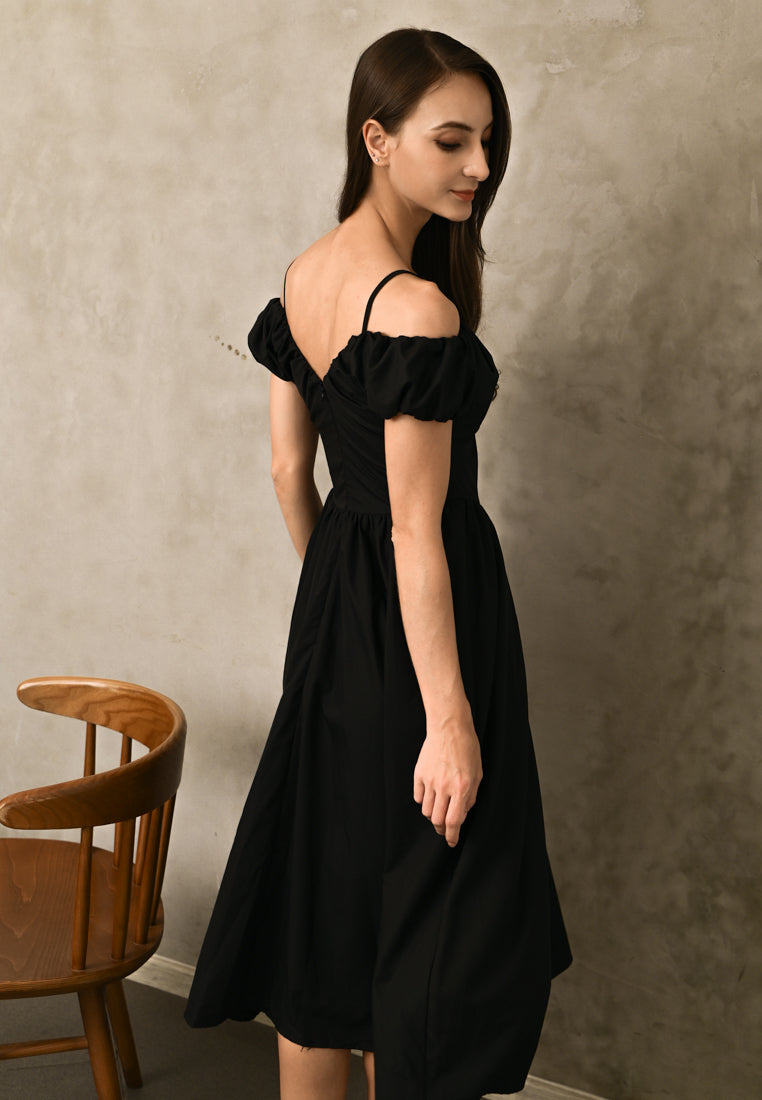 BebeButterfly Cold-shoulder Dress