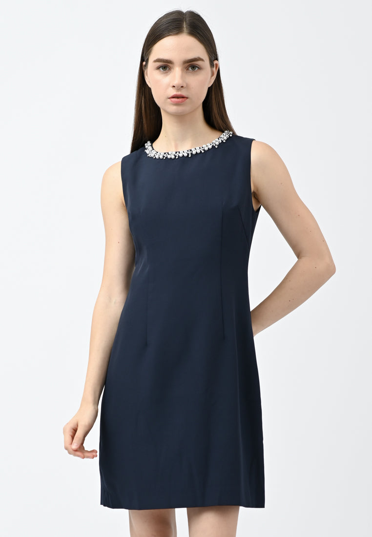 BebeButterfly Sleeveless Sequins Dress